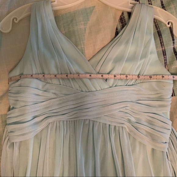 David’s Bridal Mint Bridesmaid Dress | Women’s 0/ Junior 14 - Picture 8 of 15